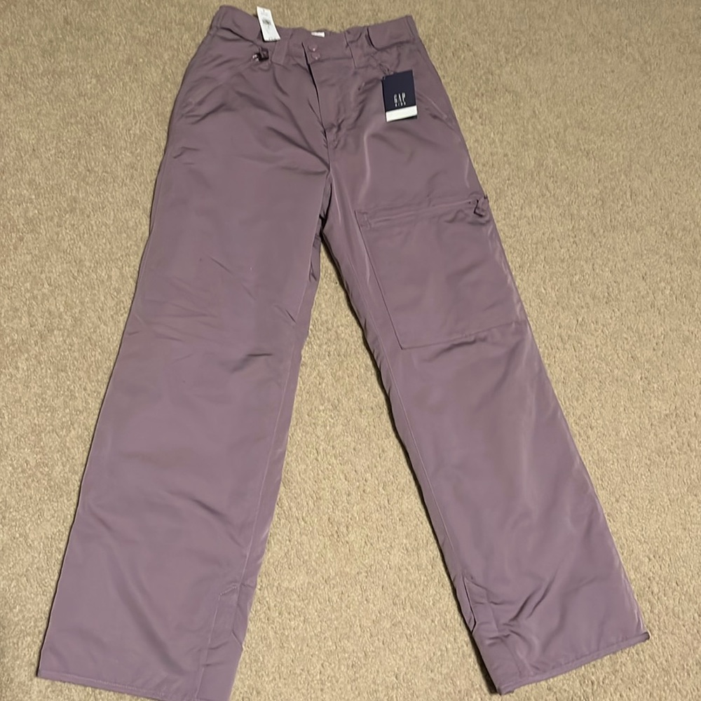 Gap Kids Snow Ski Pants Fleece Lined Purple Size 16